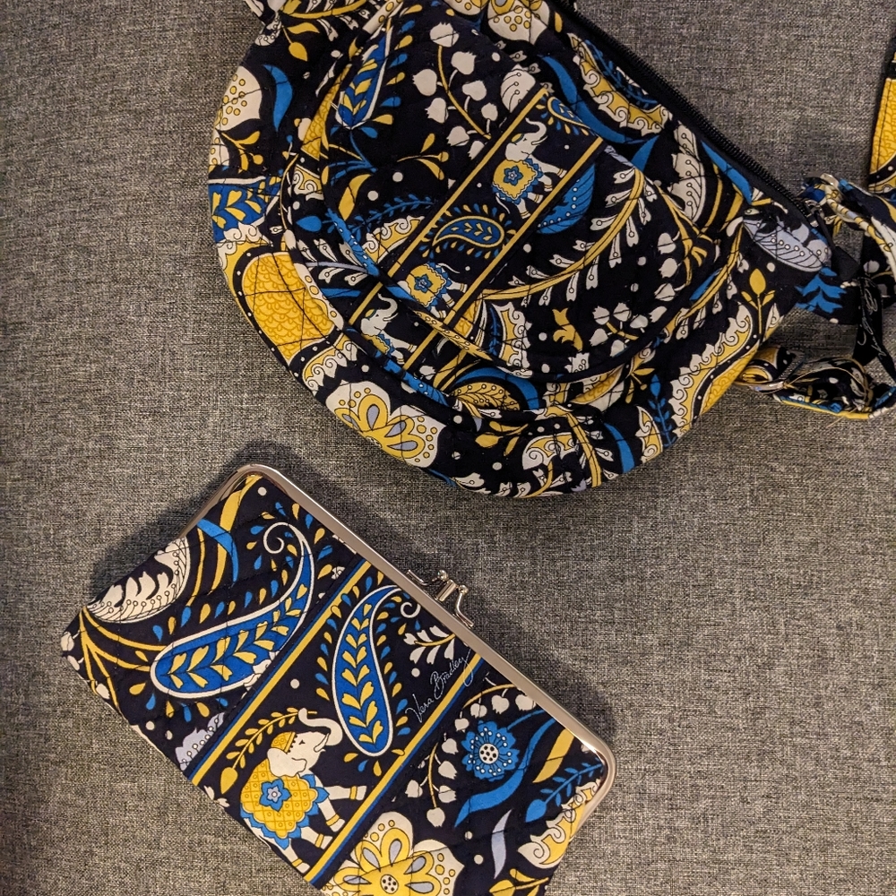 Vera Bradley crossbody and wallet